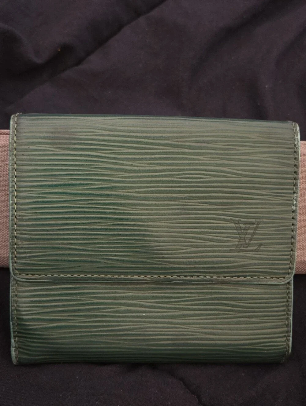 Louis Vuitton Epi Wallet Green